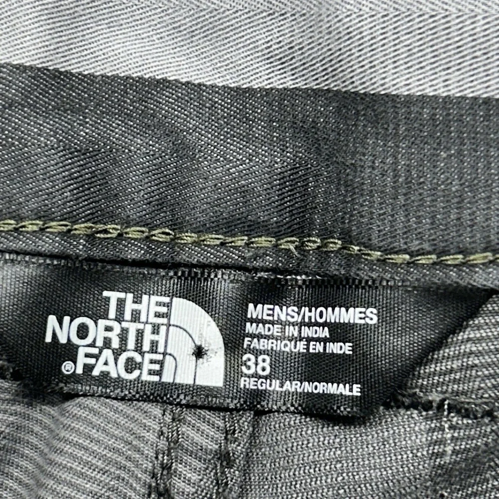 The North Face Narrows Striped Shorts Chinos Men Sz‎ 38 Black Gray Casual Summer